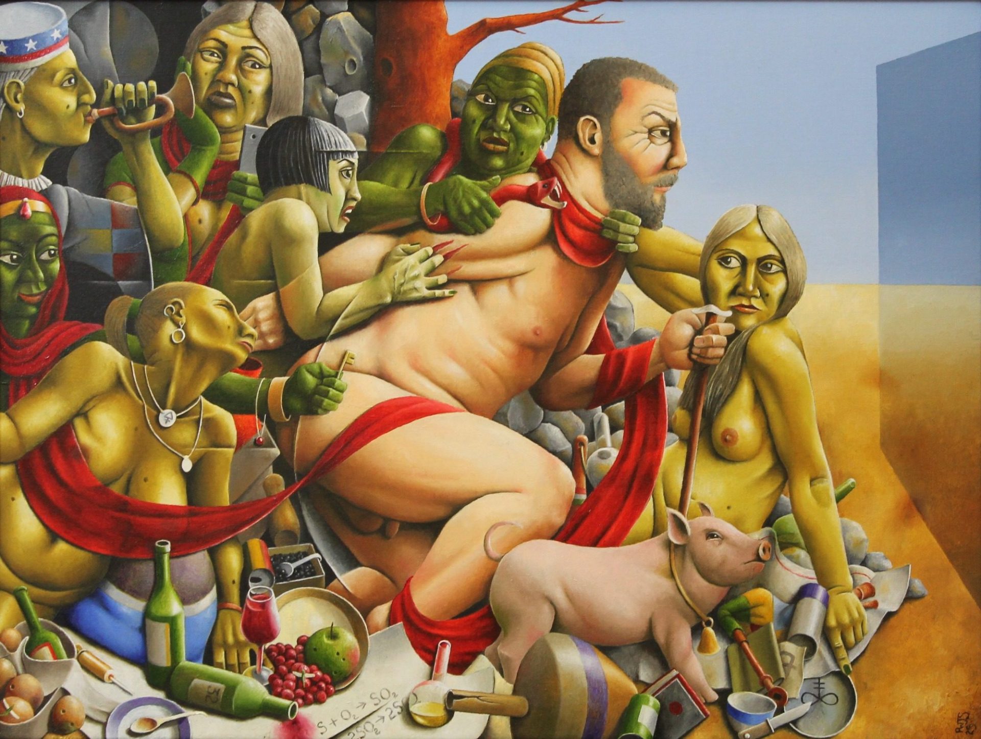 ST ANTHONY AND THE SEVEN DEADLY SINS
